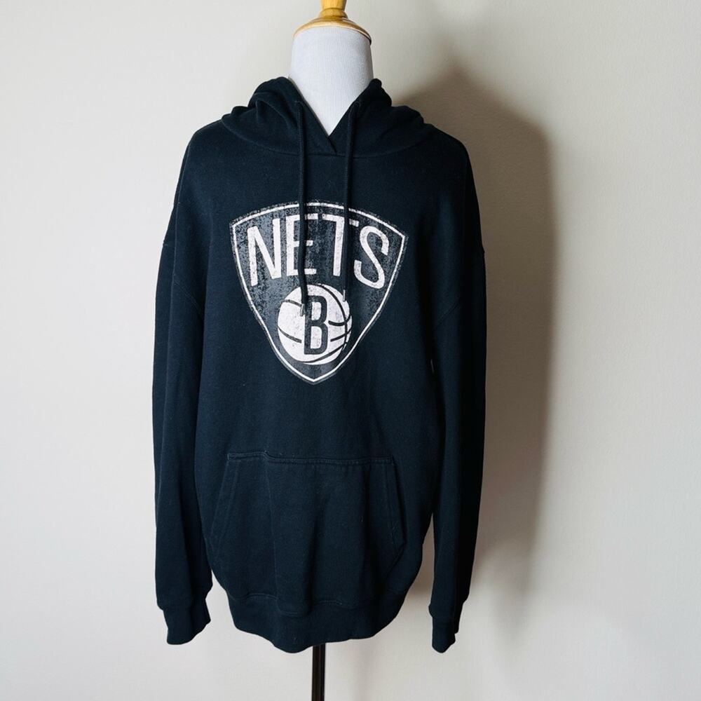 Black Brooklyn Nets Ultra Game Logo Hoodie